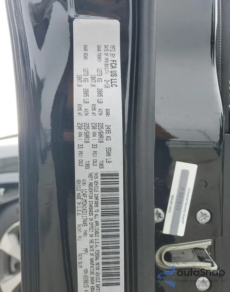 2019 Jeep Cherokee Limited z USA, uszkodzony, nr VIN 1C4PJMDN1KD117445